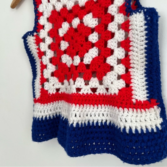 Granny Square Vintage Vest Top - Picture 4 of 6